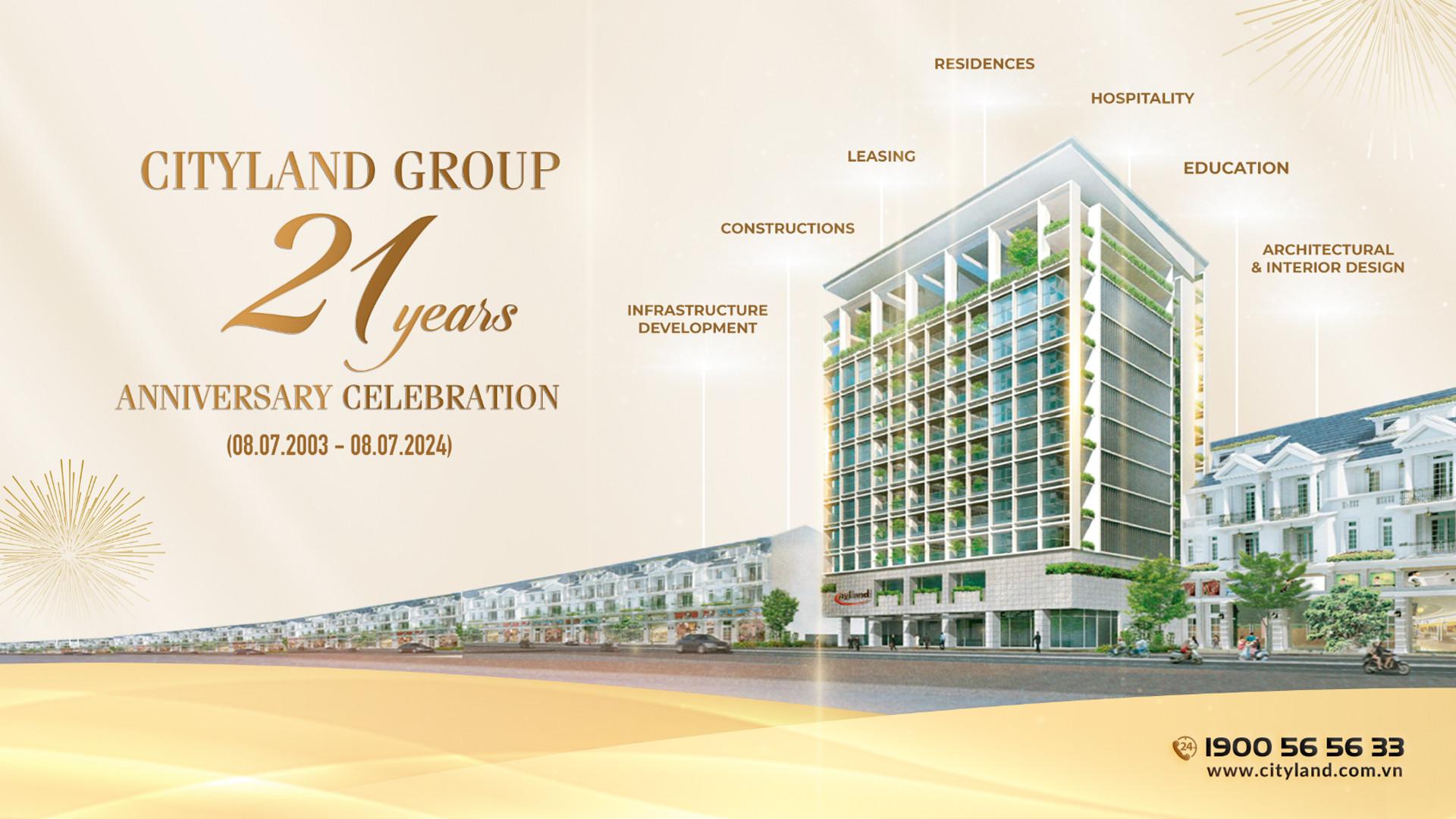 DẤU ẤN CITYLAND GROUP TRÊN HÀNH TRÌNH 21 NĂM KIẾN TẠO CUỘC SỐNG THỊNH VƯỢNG