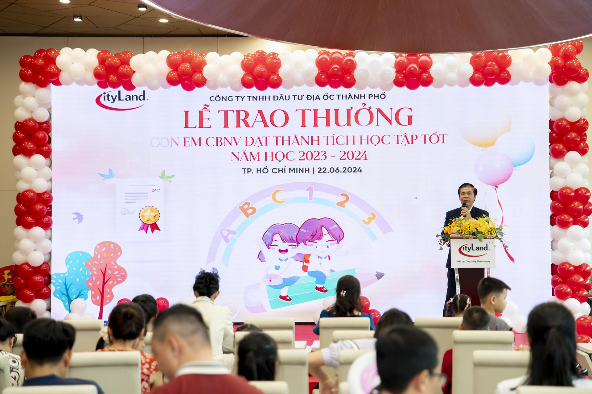 CITYLAND GROUP KHEN THƯỞNG 162 CON EM CÁN BỘ NHÂN VIÊN ĐẠT THÀNH TÍCH HỌC TẬP TỐT NĂM HỌC 2023-2024