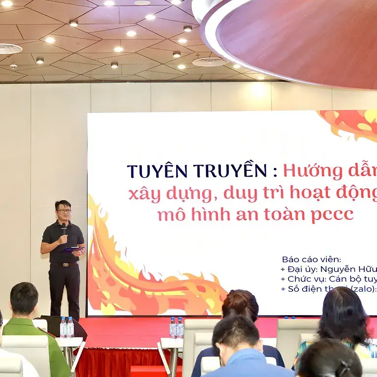 CITYLAND COORDINATES WITH GÒ VẤP DISTRICT POLICE TO ORGANIZE FIRE PREVENTION, RESCUE, AND EVACUATION DRILL 2023