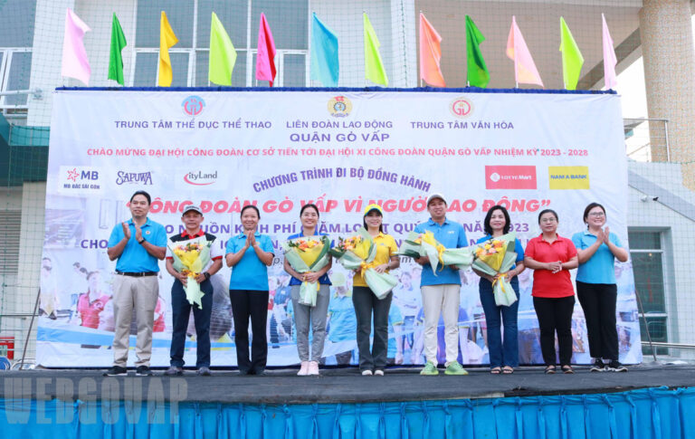 CITYLAND GROUP THAM GIA CHƯƠNG TRÌNH ĐI BỘ ĐỒNG HÀNH CÙNG QUẬN GÒ VẤP GÂY QUỸ CHĂM LO AN SINH XÃ HỘI
