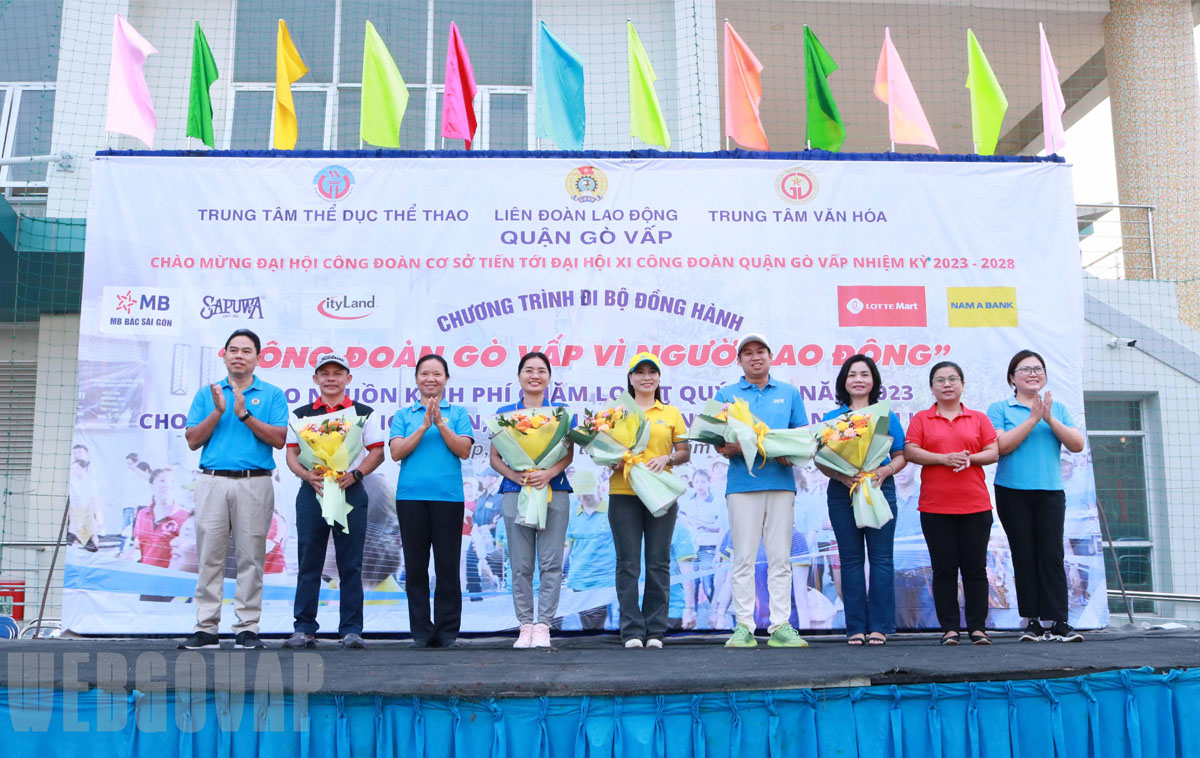 CITYLAND GROUP THAM GIA CHƯƠNG TRÌNH ĐI BỘ ĐỒNG HÀNH CÙNG QUẬN GÒ VẤP GÂY QUỸ CHĂM LO AN SINH XÃ HỘI